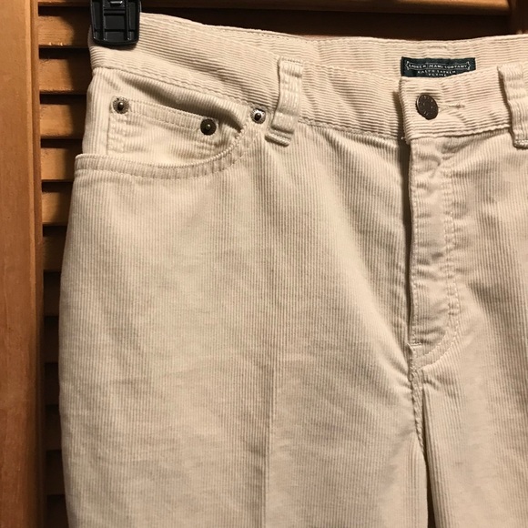Lauren Ralph Lauren Cream Corduroy Jeans - Picture 5 of 12